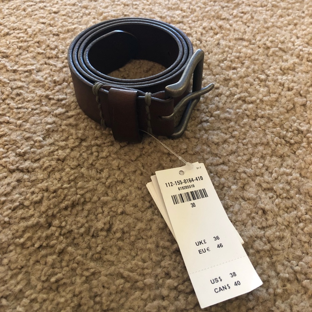 Abercrombie & Fitch men’s leather belt 30”
